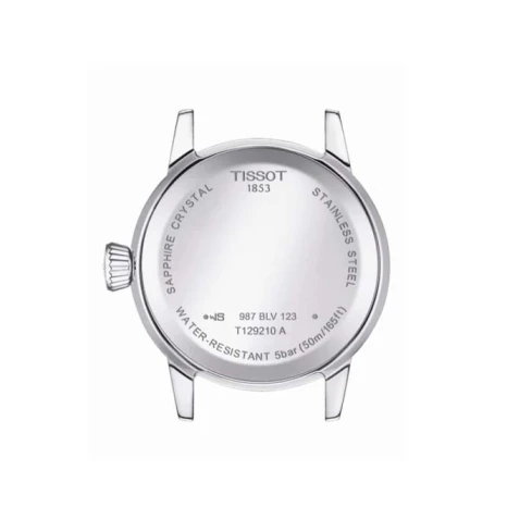 Дамски ръчен часовник с кварцов механизъм - корпус от Стомана - Стоманена верижка - цвят Бял Сив