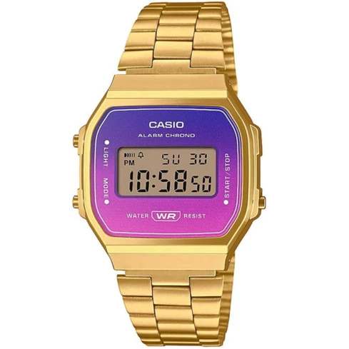 Унисекс ръчен часовник с кварцов механизъм - корпус от Полимер - Полимер - цвят Лилав