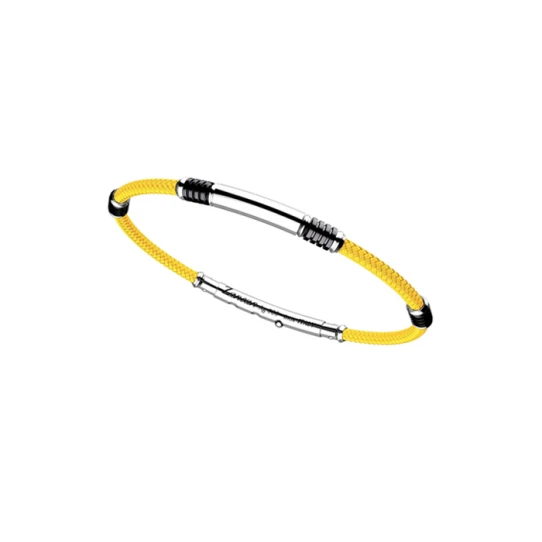 Мъжки гривна от 925 Сребро - с форма Други - - PVD в черно