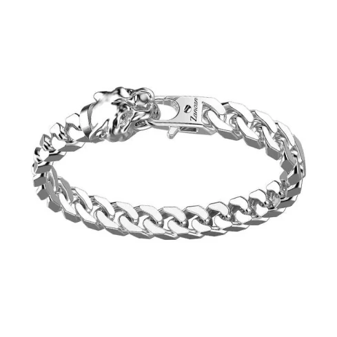 Мъжки гривна от 925 Сребро - с форма Други - - Сив