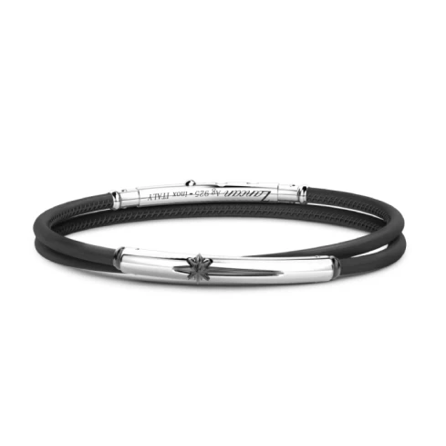 Мъжки гривна от 925 Сребро - с форма