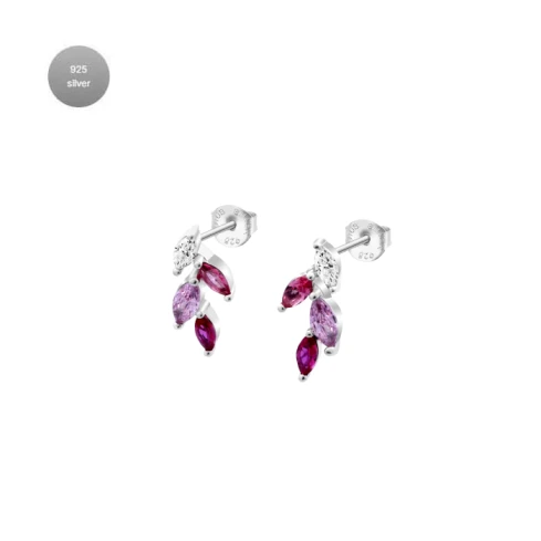 Дамски от 925 Сребро - с форма - - Сив