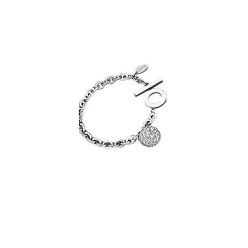 Дамски гривна от 316l Медицинска стомана - с форма Други - Цирконий - Сив