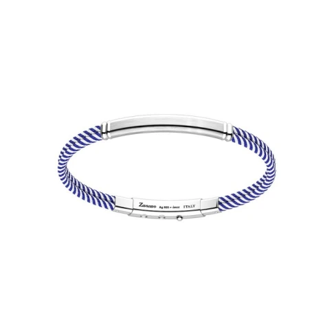 Мъжки гривна от 925 Сребро - с форма - - Стомана / Сребро