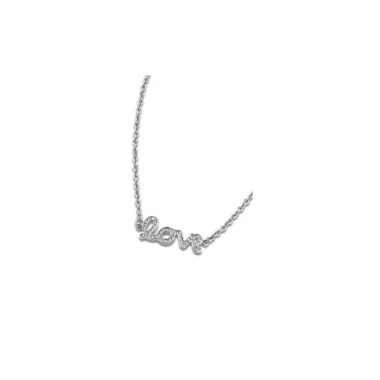 Дамски колие от 316l Медицинска стомана - с форма Други - Цирконий - Сив