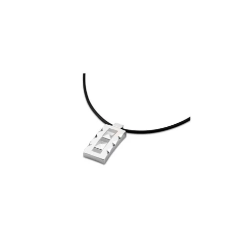 Мъжки колие от 316l Медицинска стомана - с форма Други - - Сив