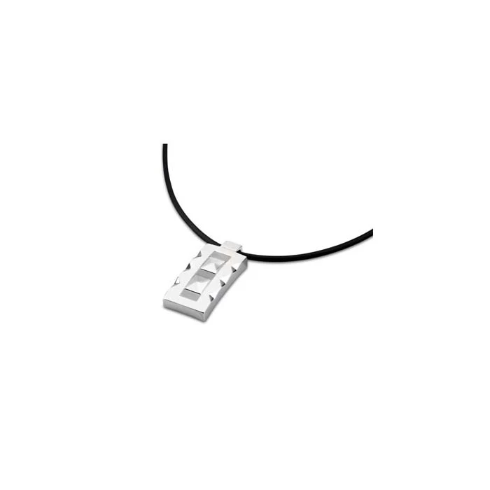 Мъжки колие от 316l Медицинска стомана - с форма Други - - Сив