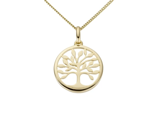 Дамски медальон от 14K Злато Жълто - с форма