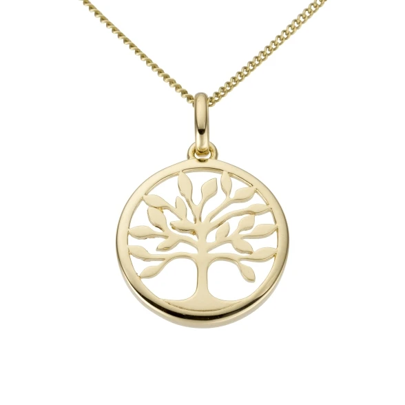 Дамски медальон от 14K Злато Жълто - с форма