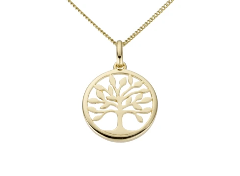 Дамски медальон от 14K Злато Жълто - с форма