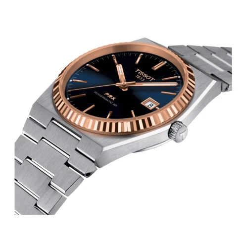 Мъжки ръчен часовник с автоматичен механизъм - корпус от Стомана - Стоманена верижка - цвят Сив Сив