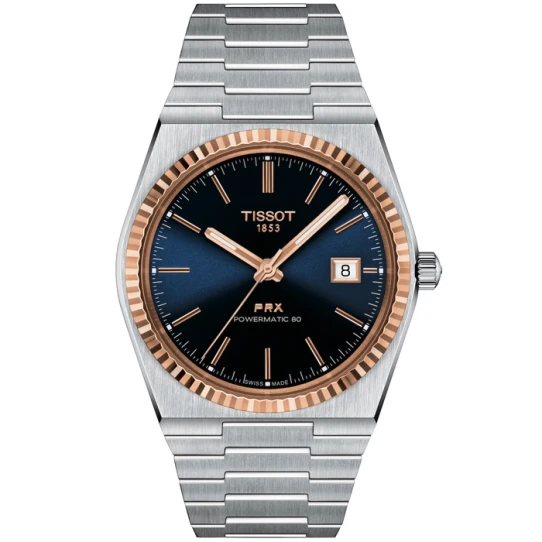 Мъжки ръчен часовник с автоматичен механизъм - корпус от Стомана - Стоманена верижка - цвят Сив Сив