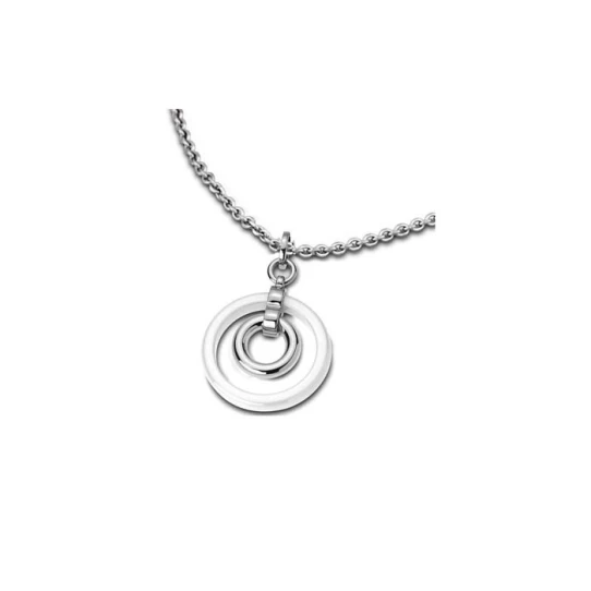 Дамски колие от 316l Медицинска стомана - с форма Геометрия - - Бял