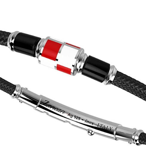 Мъжки гривна от 925 Сребро - с форма