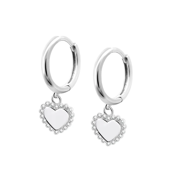 Дамски от 925 Сребро - с форма - - Сив