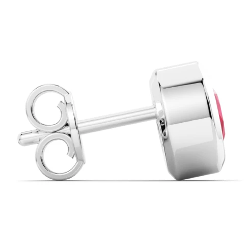 Мъжки обеци от 925 Сребро - с форма - Шпинел