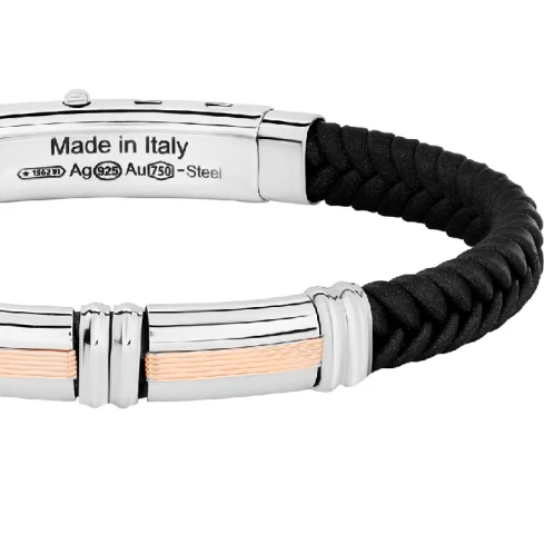 Мъжки гривна от 925 Сребро - с форма