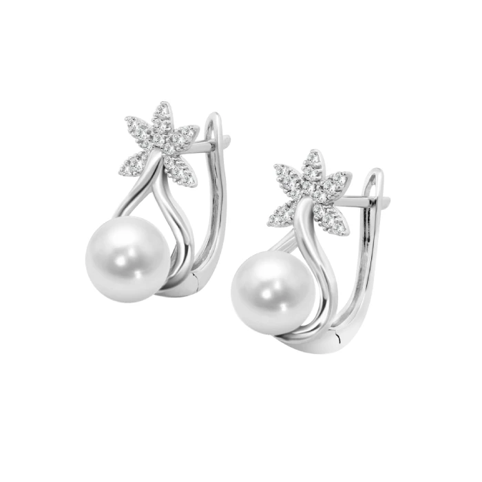 Дамски от 925 Сребро - с форма - - Сив