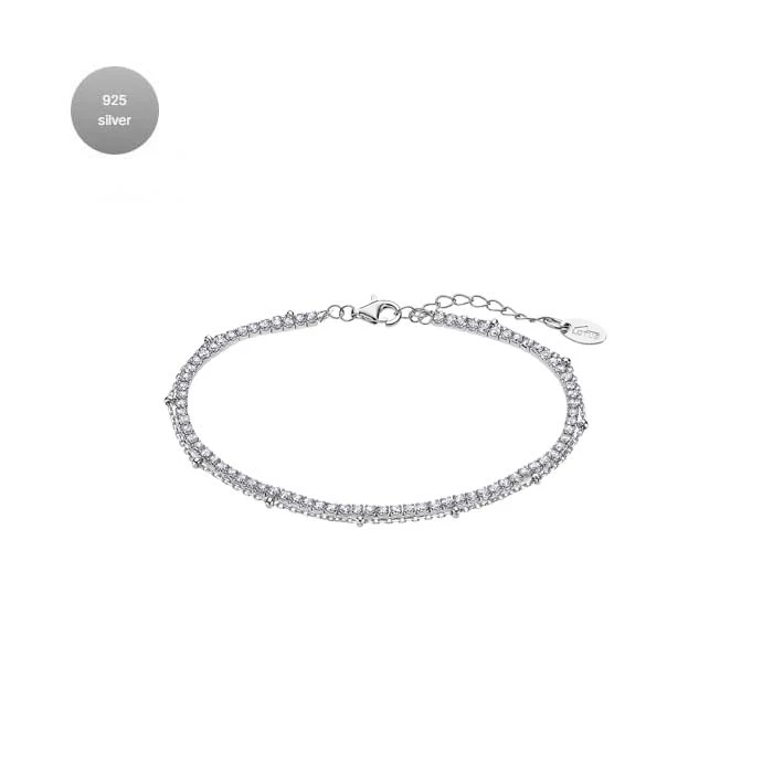 Дамски гривна от 925 Сребро - с форма Други - - Сив