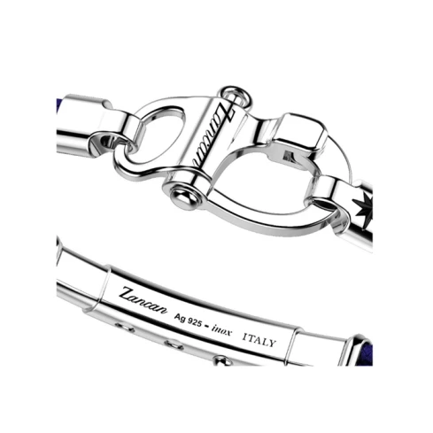 Мъжки гривна от 925 Сребро - с форма