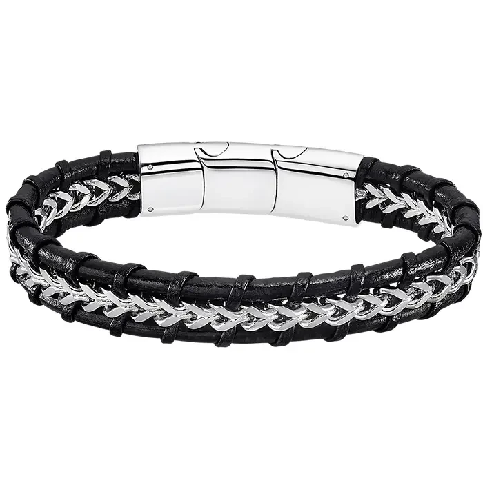 Мъжки гривна от 316l Медицинска стомана - с форма