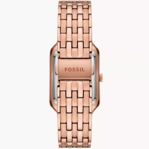 Дамски ръчен часовник с кварцов механизъм - корпус от Стомана - Стоманена верижка - цвят Седеф Розово Злато