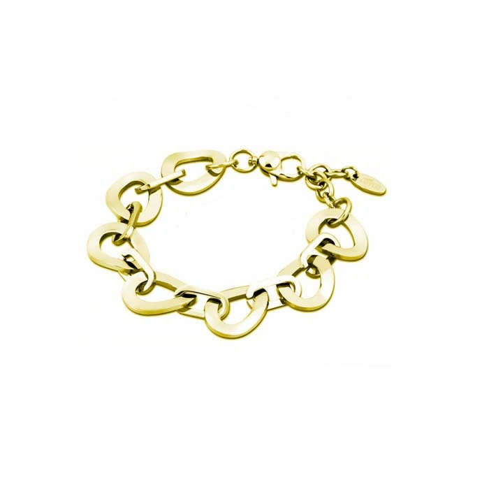 Дамски гривна от 316l Медицинска стомана - с форма Геометрия - - Златно PVD покритие