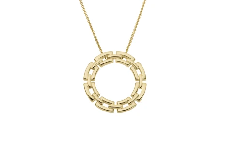 Дамски медальон от 14K Злато Жълто - с форма