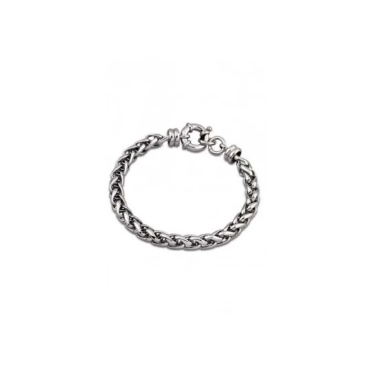 Дамски гривна от 316l Медицинска стомана - с форма Верига - - Сив