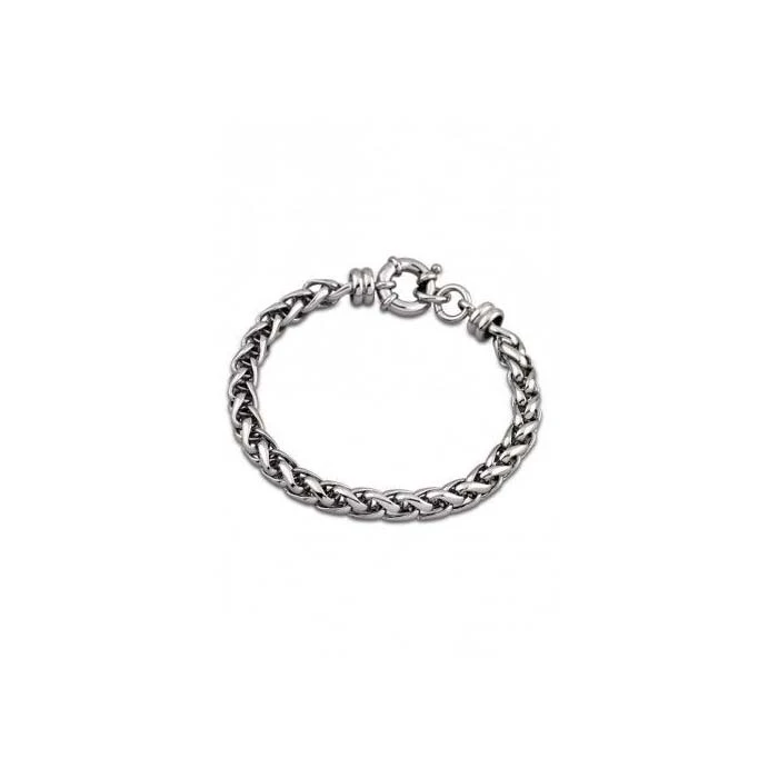 Дамски гривна от 316l Медицинска стомана - с форма Верига - - Сив