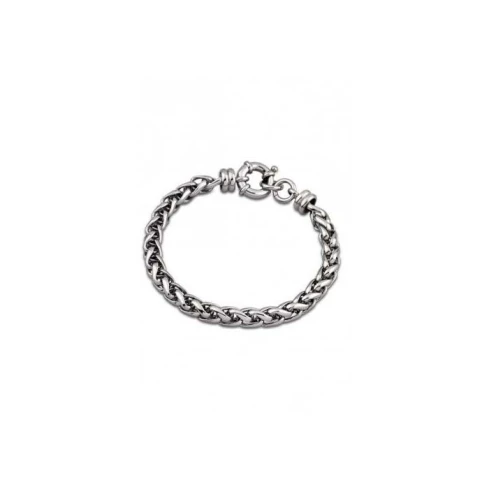 Дамски гривна от 316l Медицинска стомана - с форма Верига - - Сив