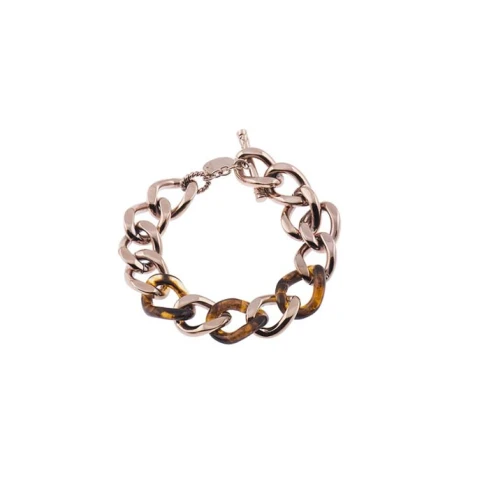 Дамски гривна от 316l Медицинска стомана - с форма Верига - - Кафяв