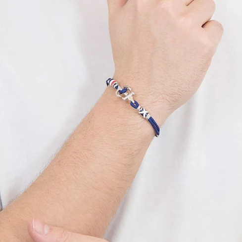 Мъжки гривна от 925 Сребро - с форма