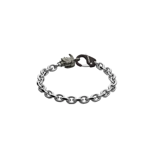 Мъжки гривна от 316l Медицинска стомана - с форма - - Сив