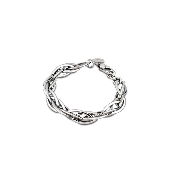 Мъжки гривна от 316l Медицинска стомана - с форма Верига - - Сив