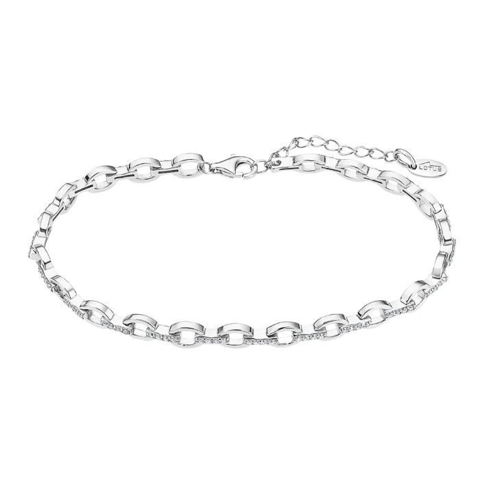 Дамски гривна от 925 Сребро - с форма - - Сив