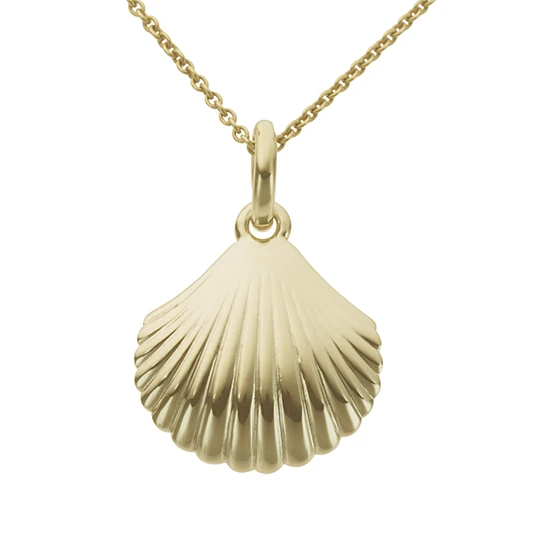 Дамски медальон от 14K Злато Жълто - с форма Мида