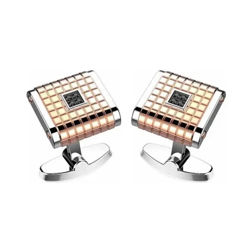 Мъжки ботунели от 316l Медицинска стомана - с форма Други - Шпинел - Розово злато