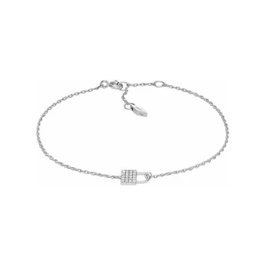 Дамски гривна от 925 Сребро - с форма Катинар - Цирконий