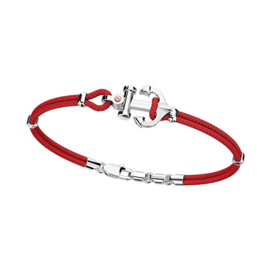 Мъжки гривна от 316l Медицинска стомана - с форма Други - - Червен