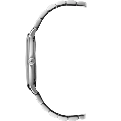 Мъжки ръчен часовник с кварцов механизъм - корпус от Стомана - Стоманена верижка - цвят Сив Сив