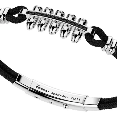 Мъжки гривна от 925 Сребро - с форма - Шпинел