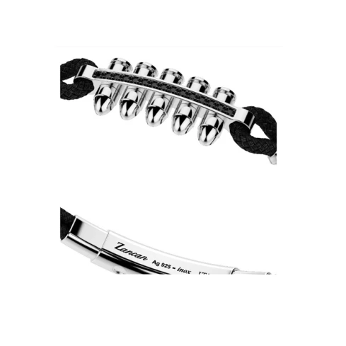 Мъжки гривна от 925 Сребро - с форма - Шпинел