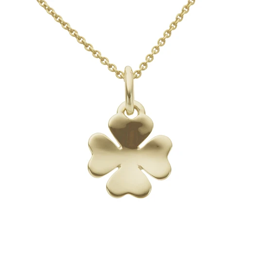 Дамски висулка от 14K Злато Розово - с форма Сърце - Цирконий