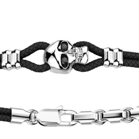 Мъжки гривна от 925 Сребро - с форма Други