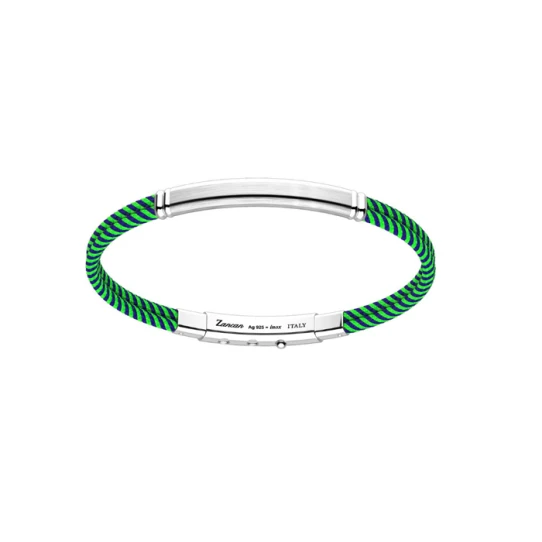 Мъжки гривна от 925 Сребро - с форма Други - - Стомана / Сребро