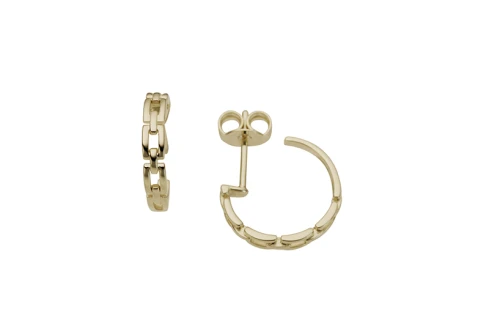 Дамски обеци от 14K Злато Жълто - с форма