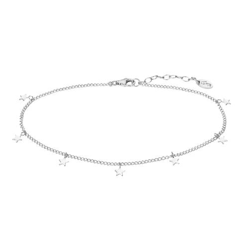 Дамски гривна от 925 Сребро - с форма Звезда - - Сив