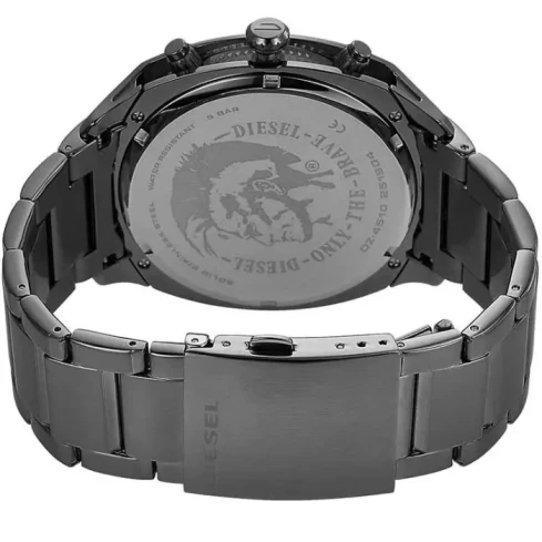 Мъжки ръчен часовник с кварцов механизъм - корпус от Стомана - Стоманена верижка - цвят Сив