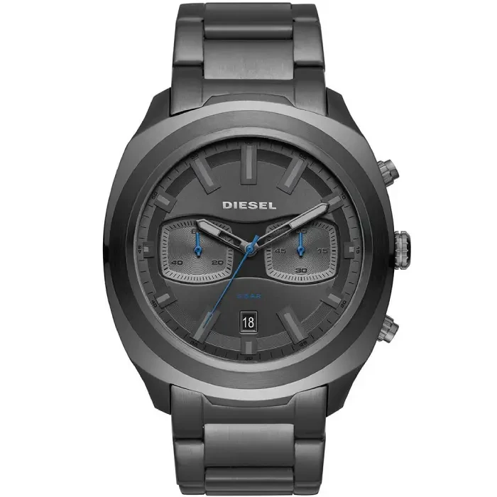 Мъжки ръчен часовник с кварцов механизъм - корпус от Стомана - Стоманена верижка - цвят Сив